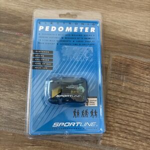 Sealed‎ Sportline 345 Electronic Pedometer Cal/Step/Distance New
